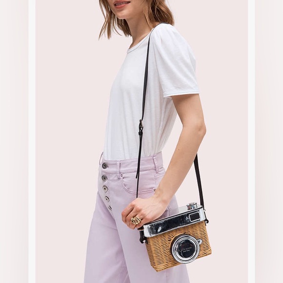 Kate Spade Wicker Camera Bag - Picture 1 of 15